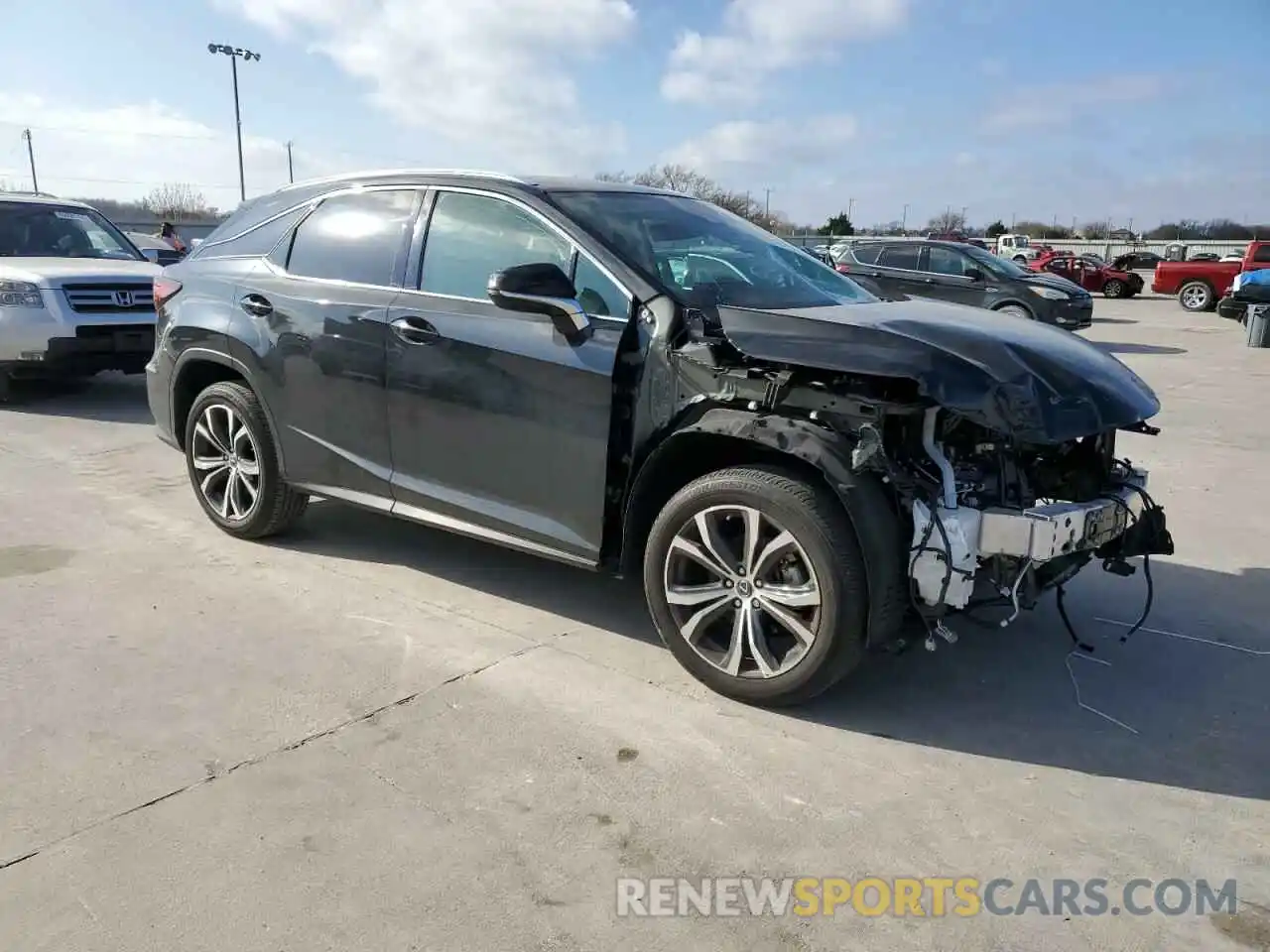 4 Photograph of a damaged car 2T2HZMAA3NC240580 LEXUS RX350 2022