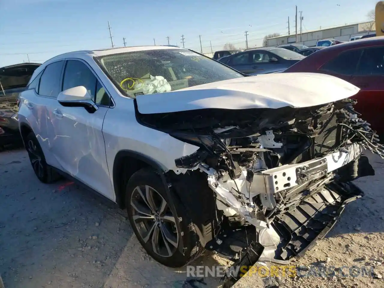 1 Photograph of a damaged car 2T2HZMAA4NC225344 LEXUS RX350 2022