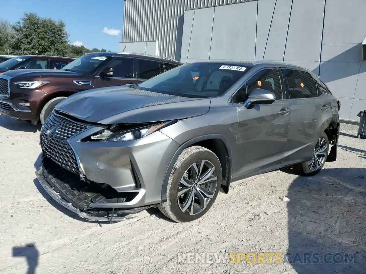 1 Photograph of a damaged car 2T2HZMAA4NC239258 LEXUS RX350 2022