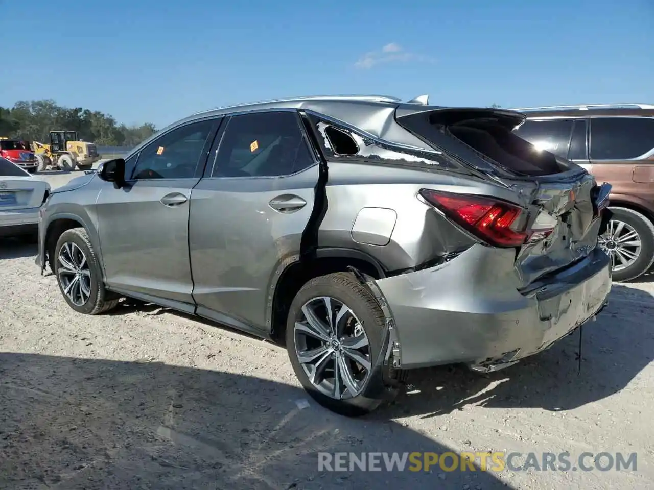 2 Photograph of a damaged car 2T2HZMAA4NC239258 LEXUS RX350 2022