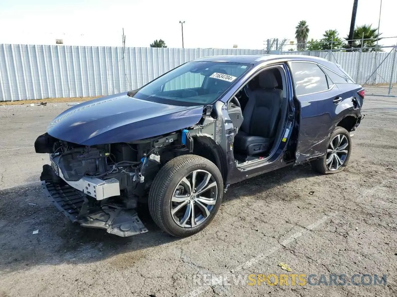 1 Photograph of a damaged car 2T2HZMAA4NC246002 LEXUS RX350 2022
