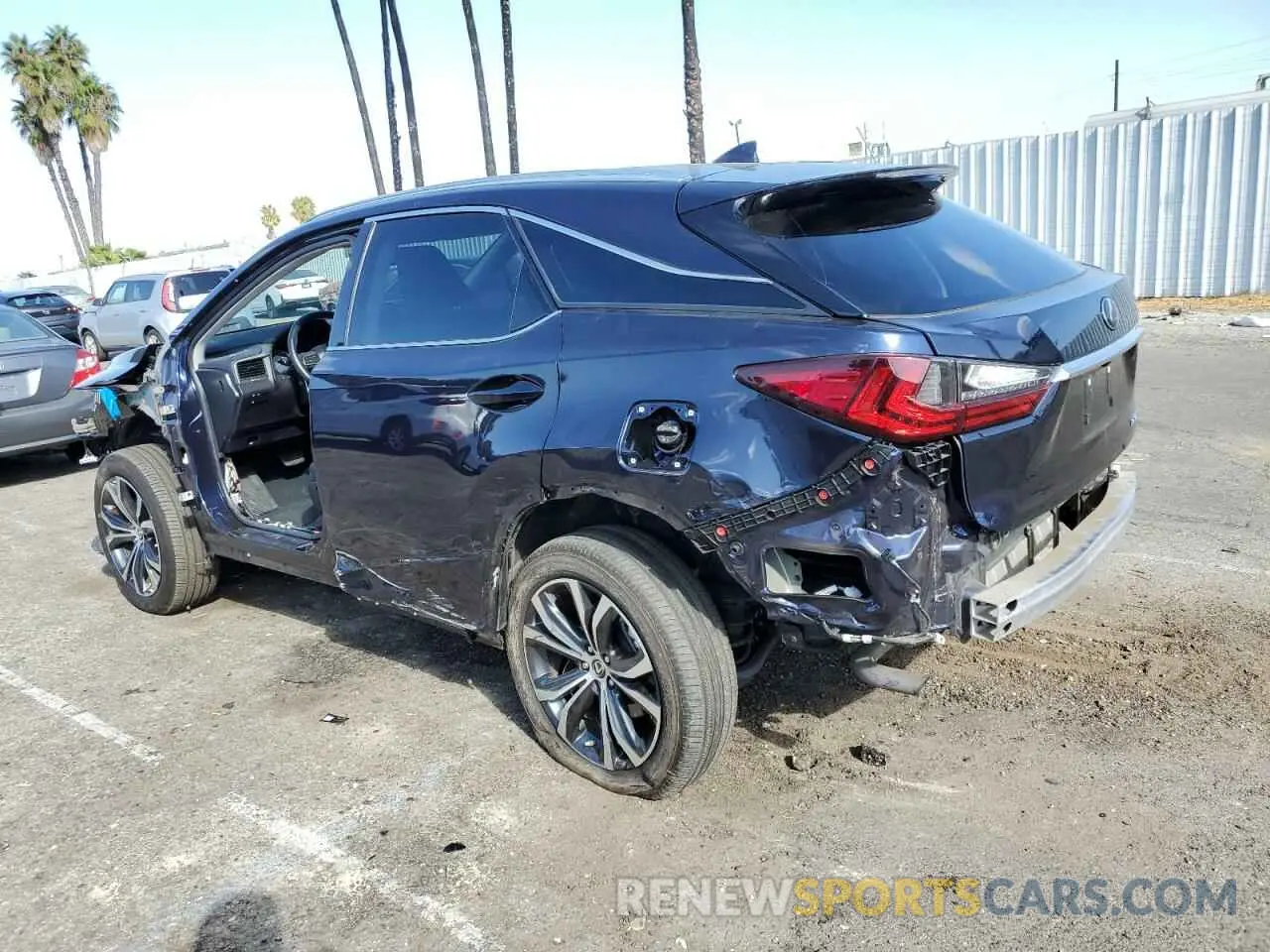 2 Photograph of a damaged car 2T2HZMAA4NC246002 LEXUS RX350 2022