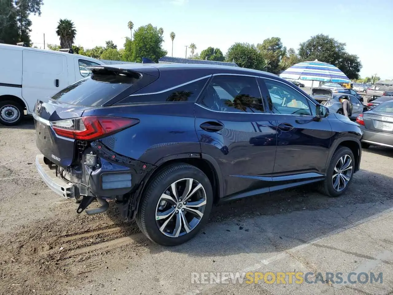 3 Photograph of a damaged car 2T2HZMAA4NC246002 LEXUS RX350 2022