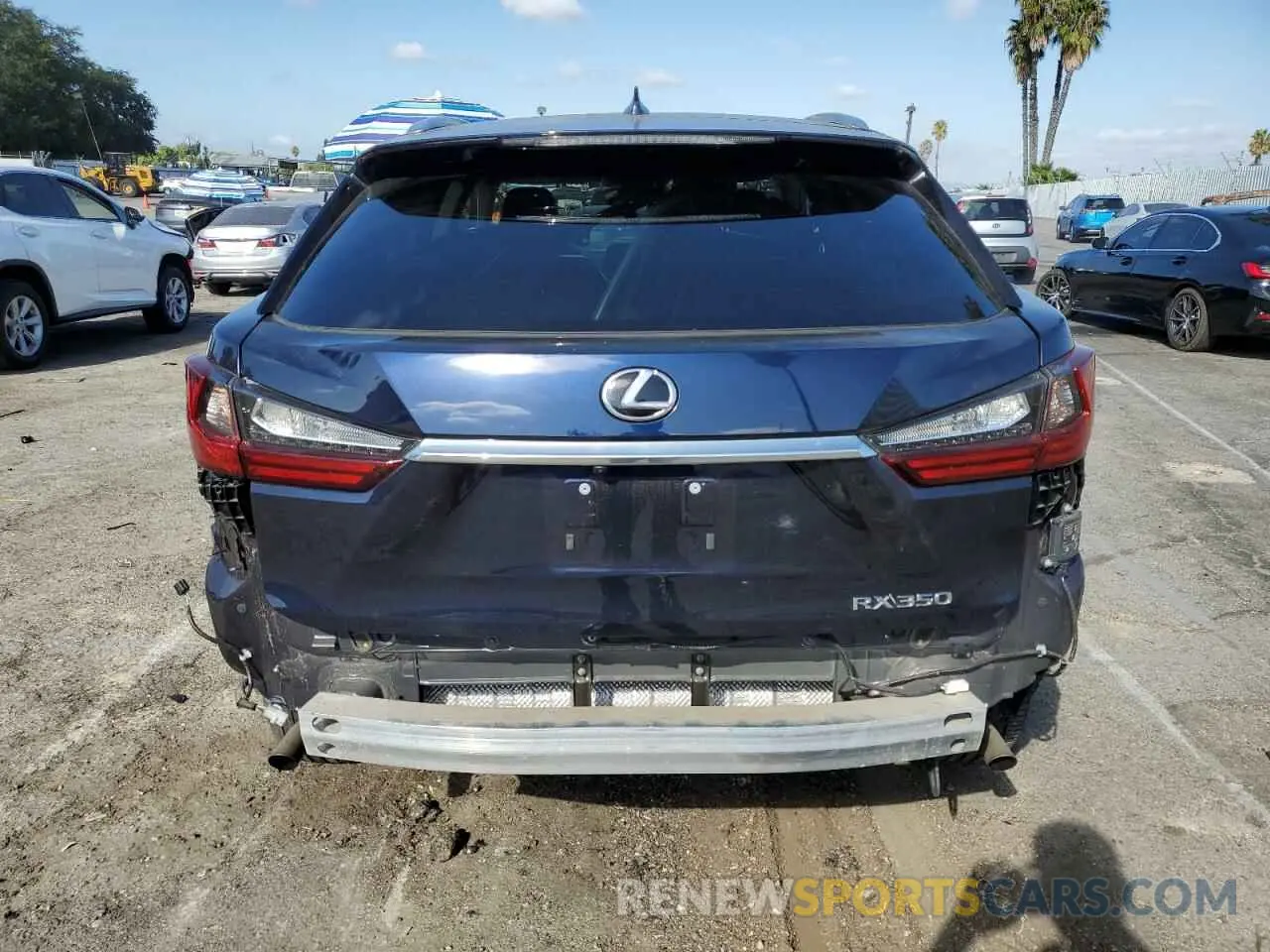 6 Photograph of a damaged car 2T2HZMAA4NC246002 LEXUS RX350 2022