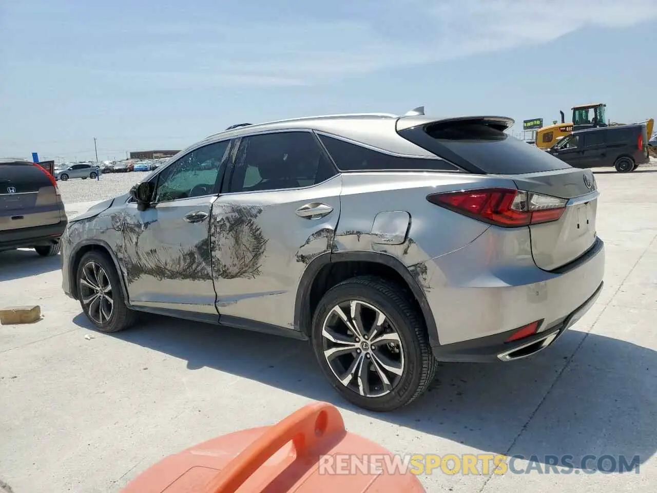 2 Photograph of a damaged car 2T2HZMAA4NC255475 LEXUS RX350 2022