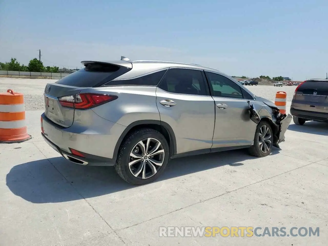 3 Photograph of a damaged car 2T2HZMAA4NC255475 LEXUS RX350 2022