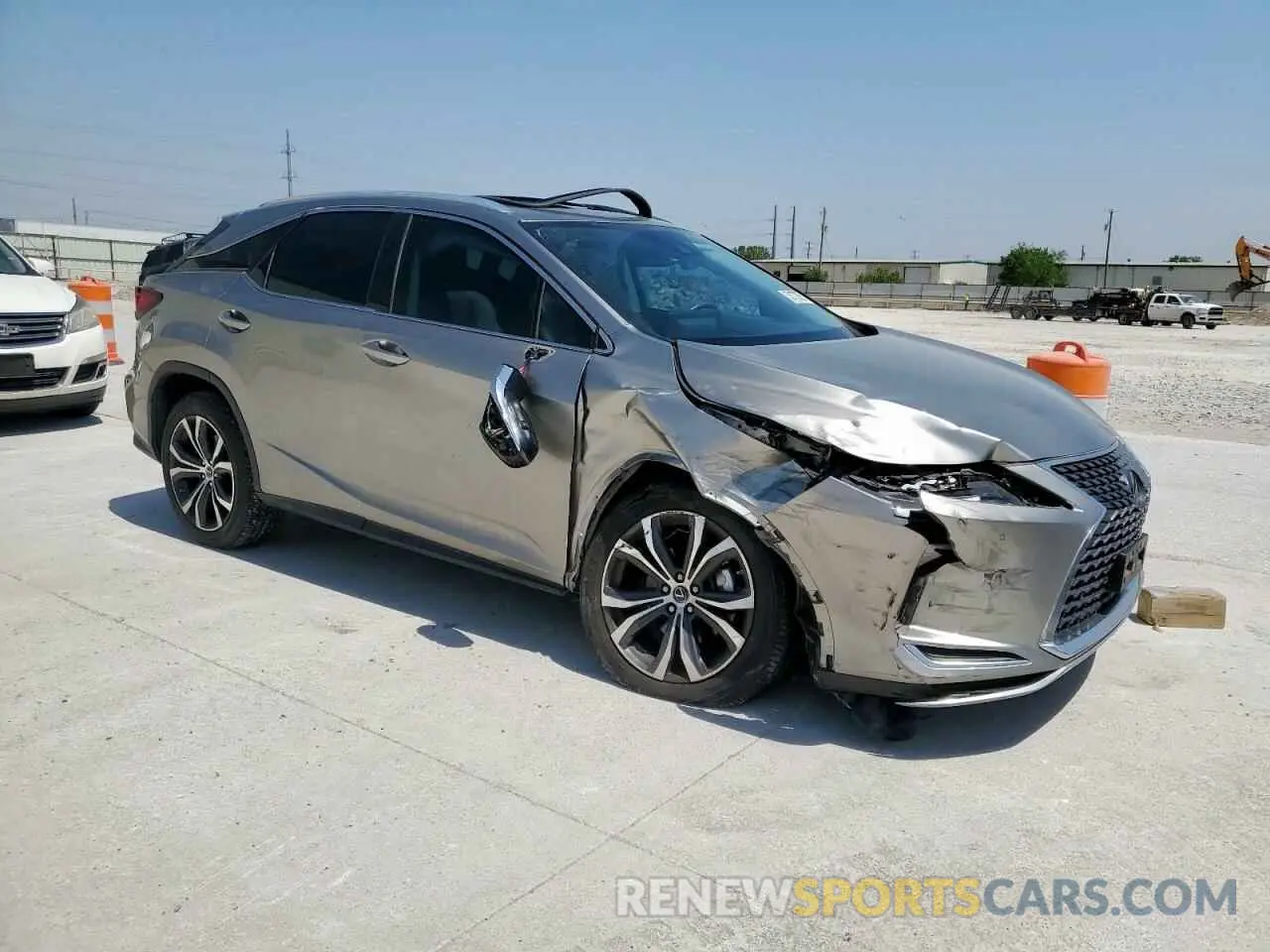 4 Photograph of a damaged car 2T2HZMAA4NC255475 LEXUS RX350 2022