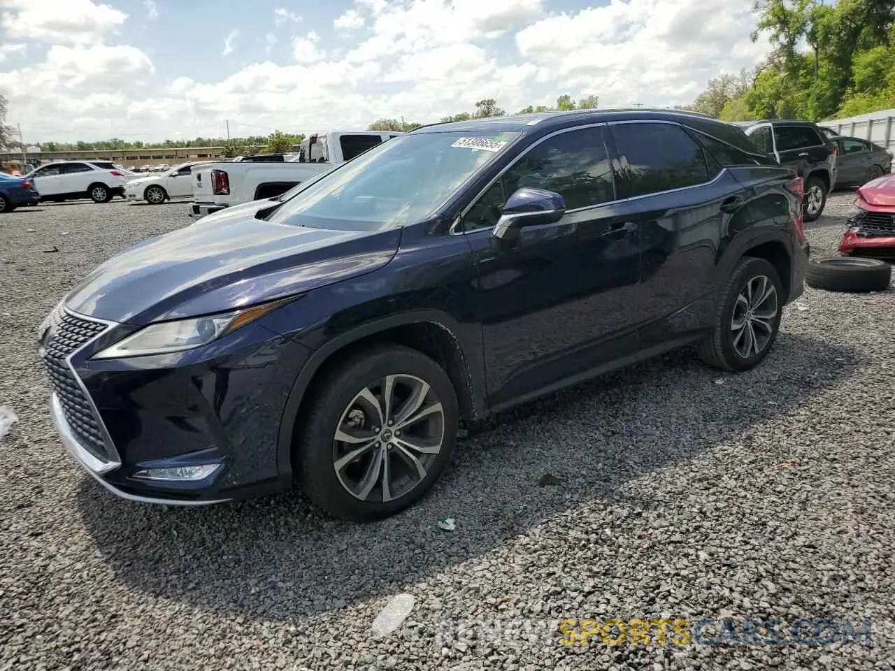 1 Photograph of a damaged car 2T2HZMAA5NC219813 LEXUS RX350 2022