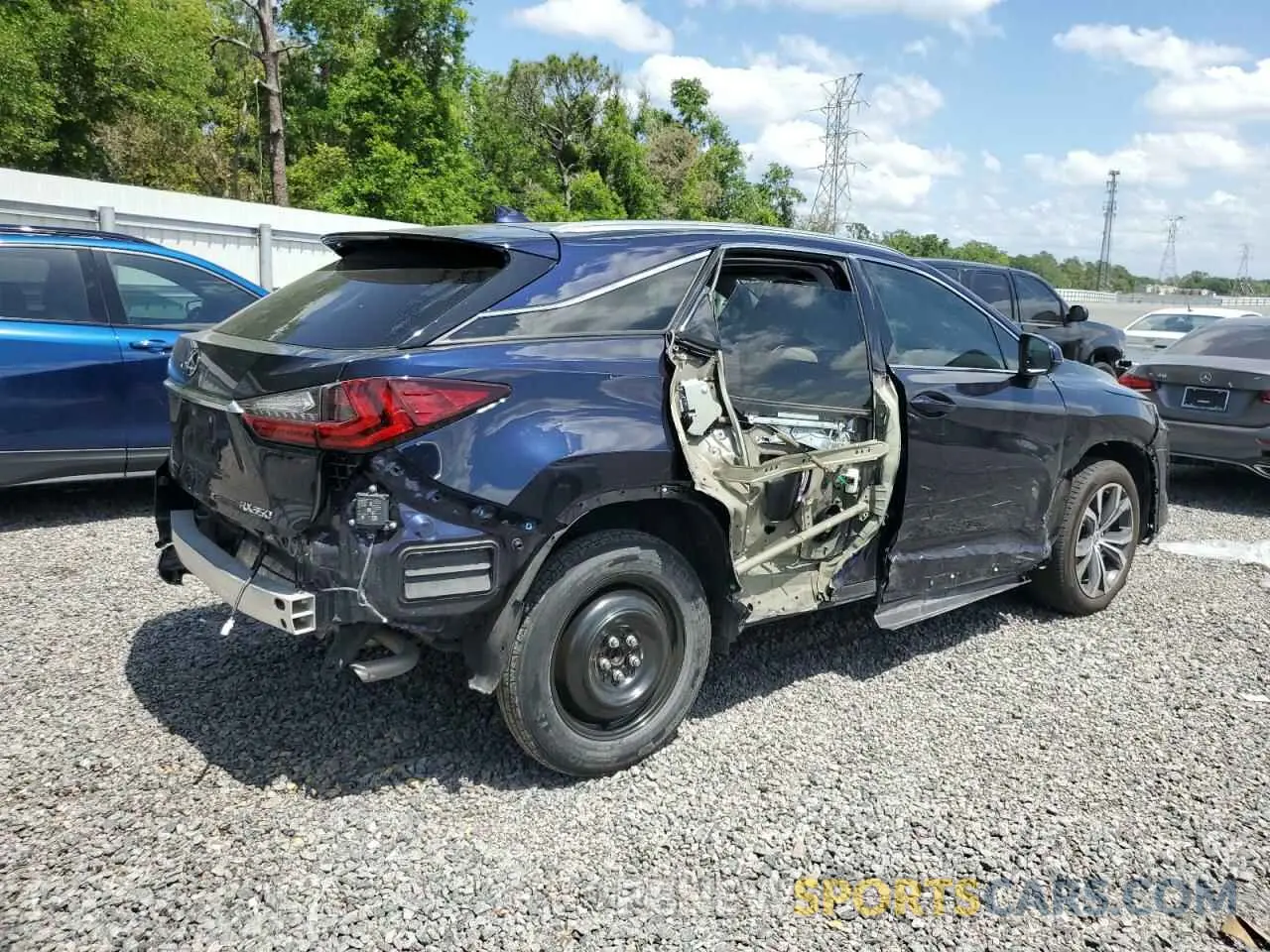 3 Photograph of a damaged car 2T2HZMAA5NC219813 LEXUS RX350 2022