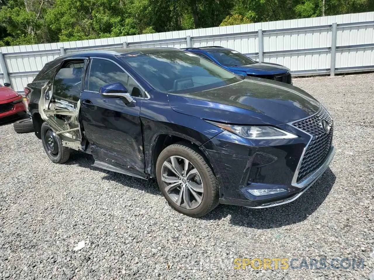 4 Photograph of a damaged car 2T2HZMAA5NC219813 LEXUS RX350 2022