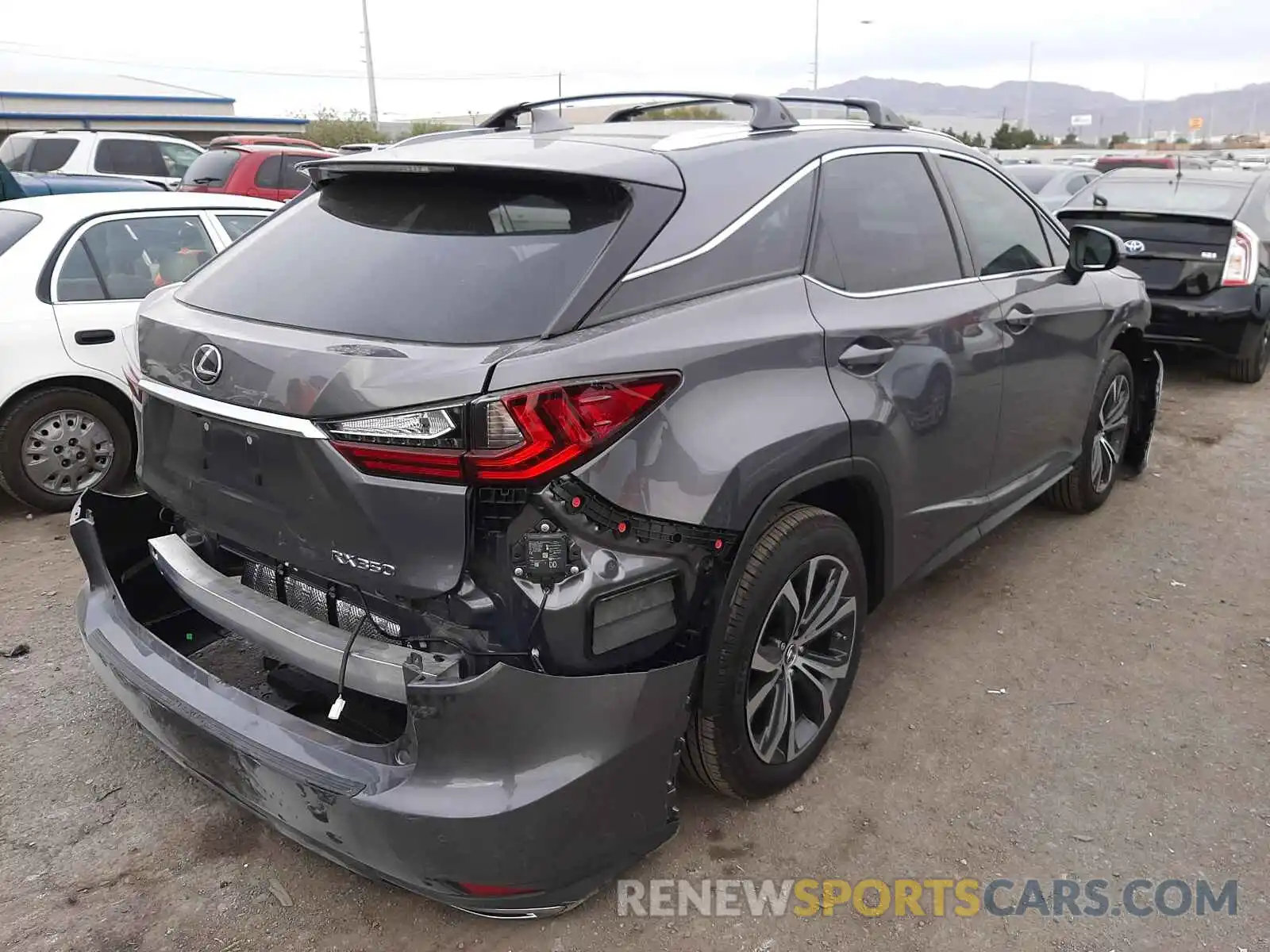 4 Photograph of a damaged car 2T2HZMAA5NC220234 LEXUS RX350 2022