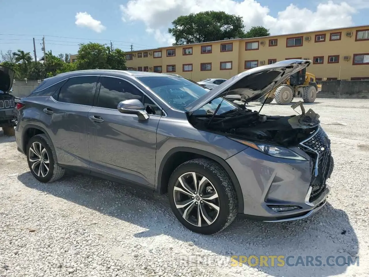 4 Photograph of a damaged car 2T2HZMAA5NC229418 LEXUS RX350 2022