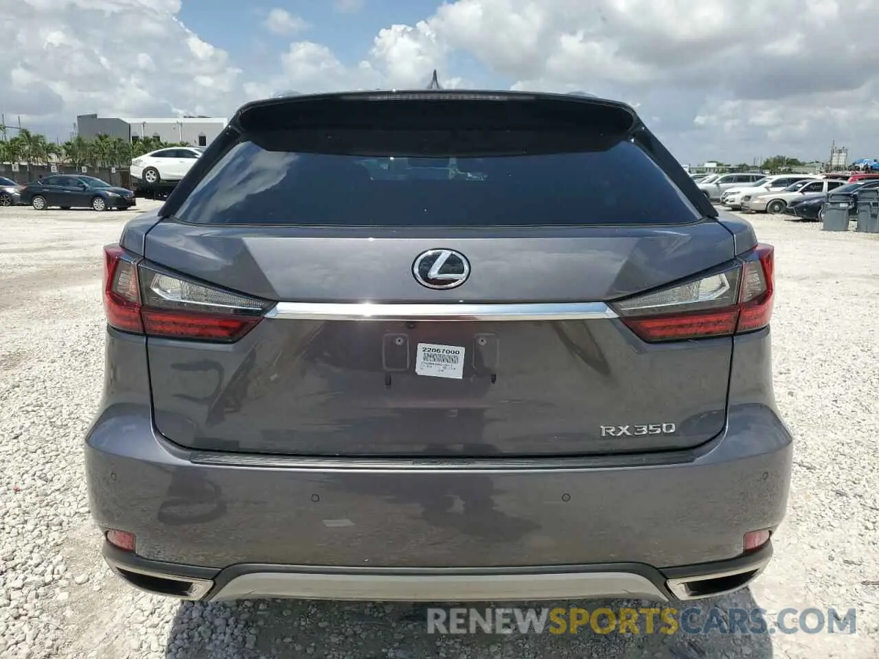6 Photograph of a damaged car 2T2HZMAA5NC229418 LEXUS RX350 2022