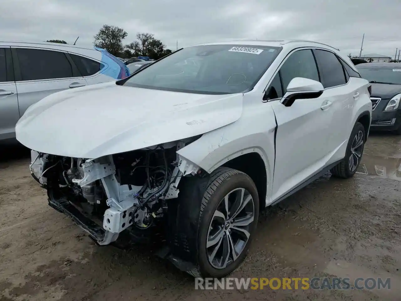 1 Photograph of a damaged car 2T2HZMAA5NC244260 LEXUS RX350 2022