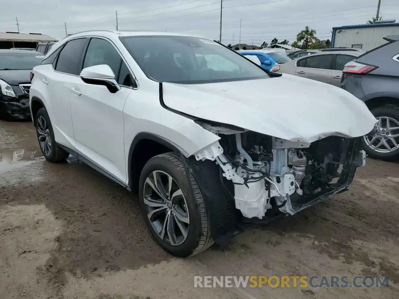 4 Photograph of a damaged car 2T2HZMAA5NC244260 LEXUS RX350 2022