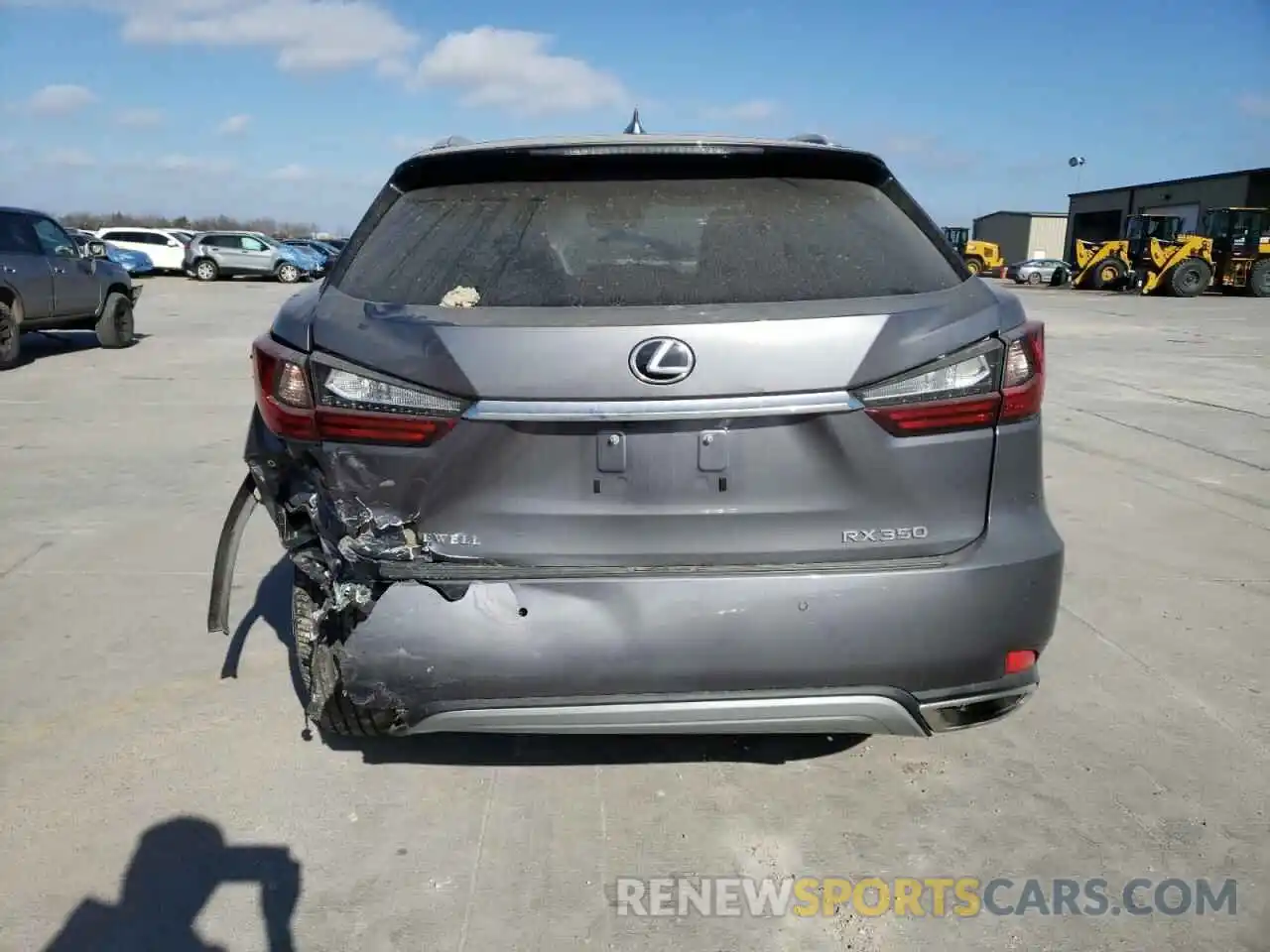 6 Photograph of a damaged car 2T2HZMAA6NC223577 LEXUS RX350 2022