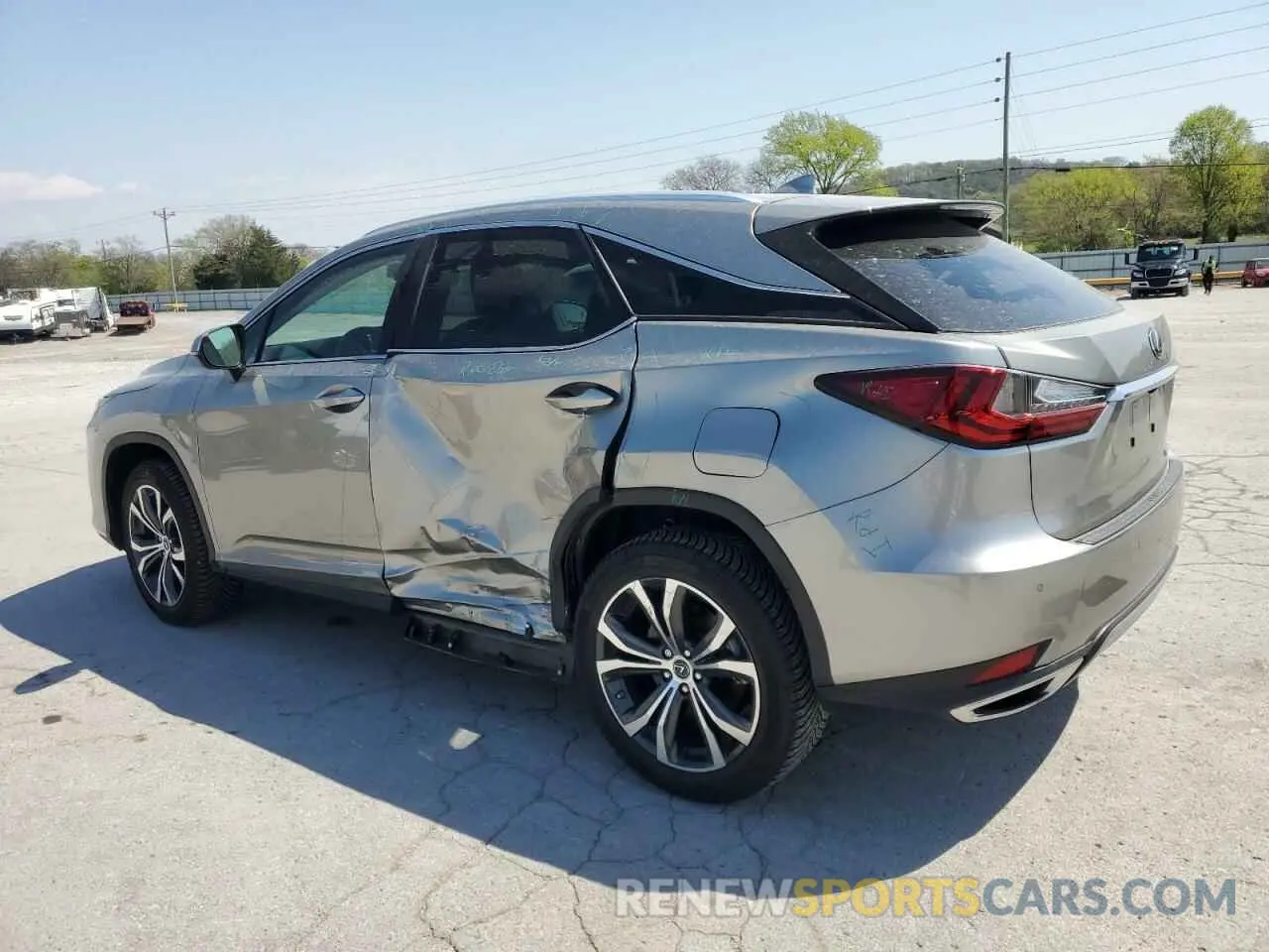 2 Photograph of a damaged car 2T2HZMAA6NC229900 LEXUS RX350 2022