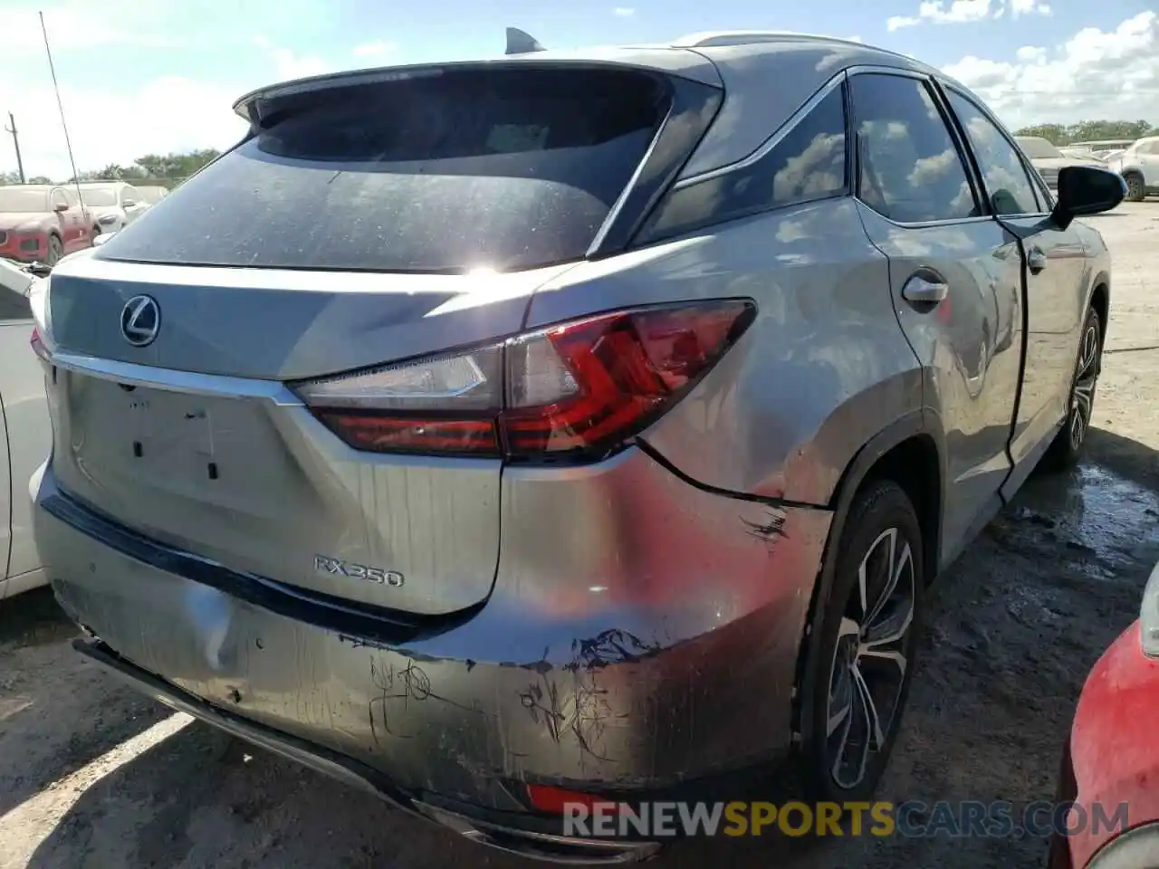 4 Photograph of a damaged car 2T2HZMAA6NC234451 LEXUS RX350 2022