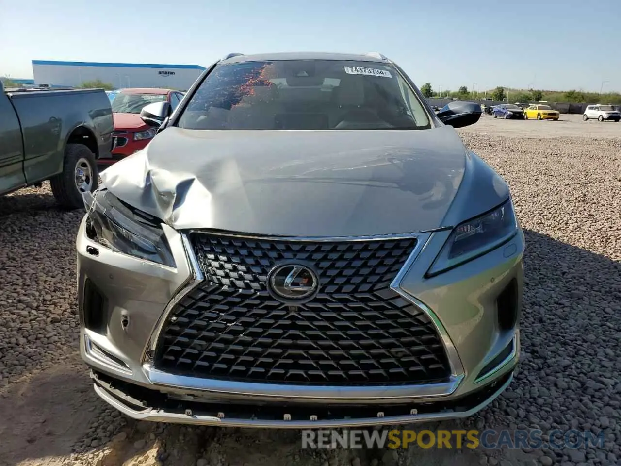 5 Photograph of a damaged car 2T2HZMAA6NC257308 LEXUS RX350 2022