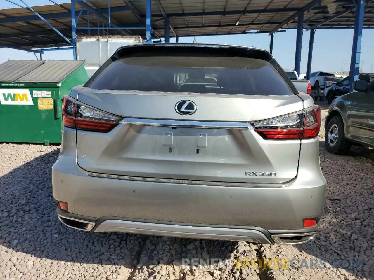 6 Photograph of a damaged car 2T2HZMAA6NC257308 LEXUS RX350 2022
