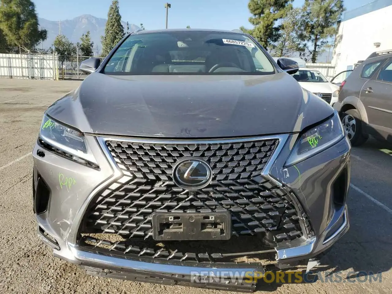 5 Photograph of a damaged car 2T2HZMAA7NC228058 LEXUS RX350 2022