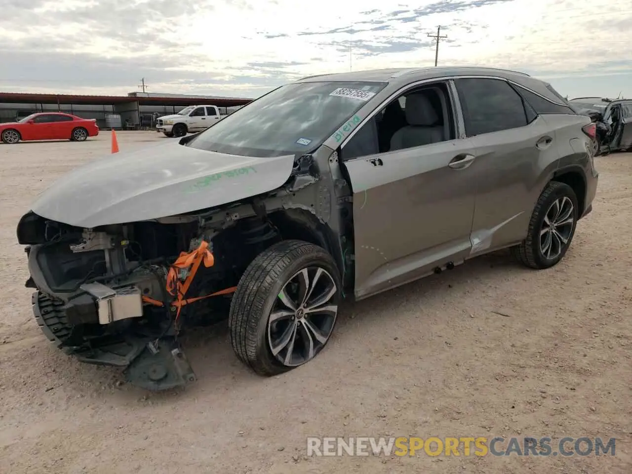 1 Photograph of a damaged car 2T2HZMAA7NC228481 LEXUS RX350 2022