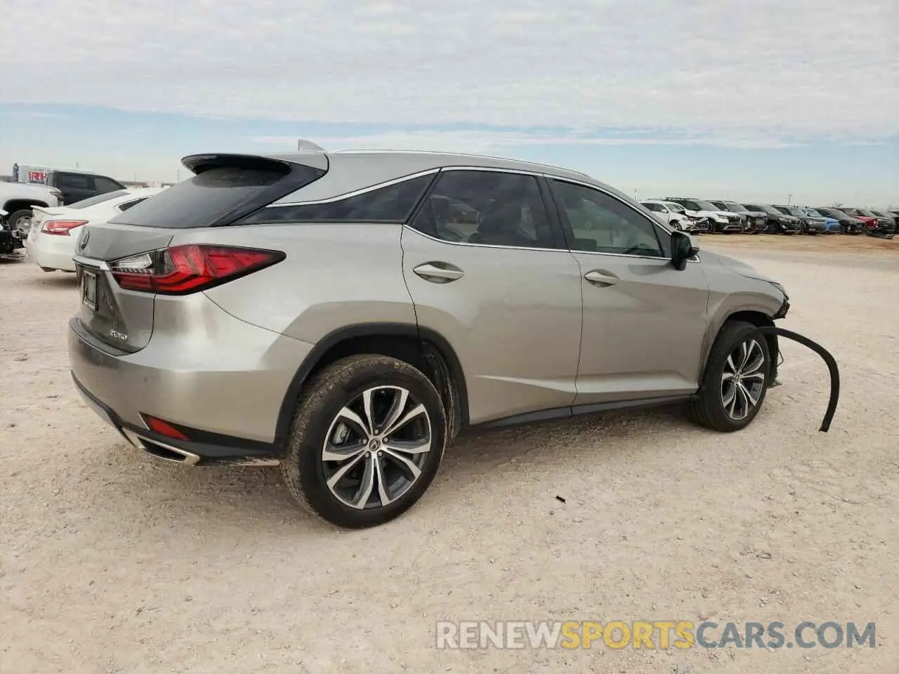 3 Photograph of a damaged car 2T2HZMAA7NC228481 LEXUS RX350 2022