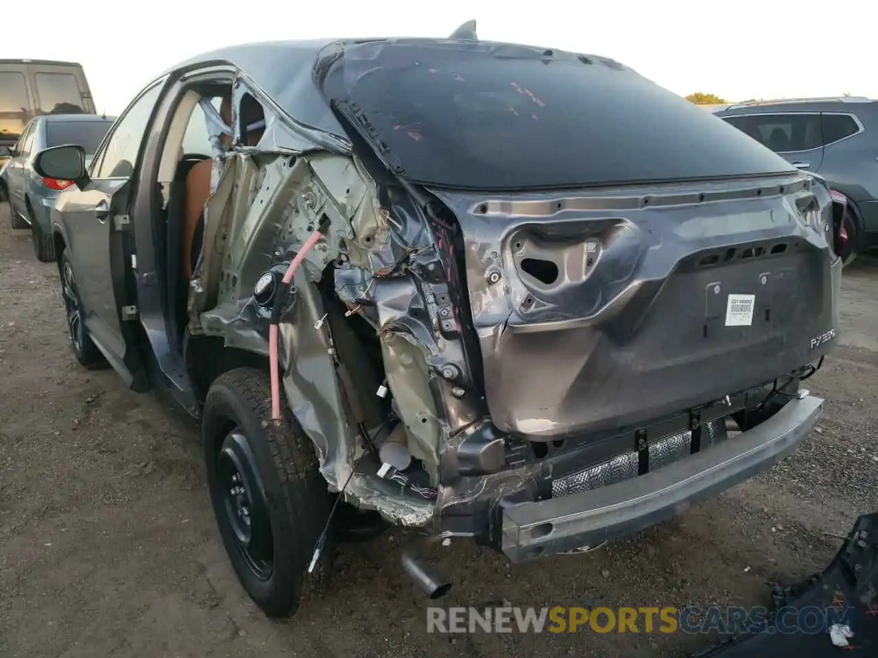 3 Photograph of a damaged car 2T2HZMAA7NC238587 LEXUS RX350 2022