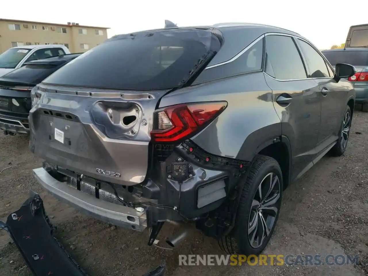 4 Photograph of a damaged car 2T2HZMAA7NC238587 LEXUS RX350 2022