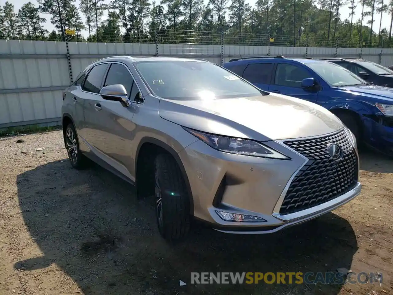 1 Photograph of a damaged car 2T2HZMAA7NC248357 LEXUS RX350 2022