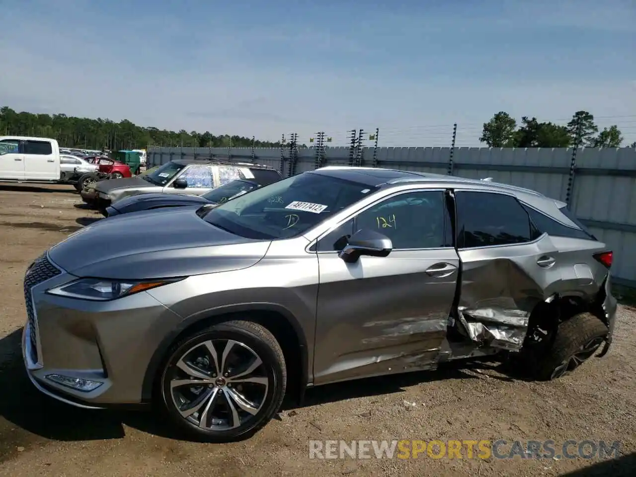 9 Photograph of a damaged car 2T2HZMAA7NC248357 LEXUS RX350 2022