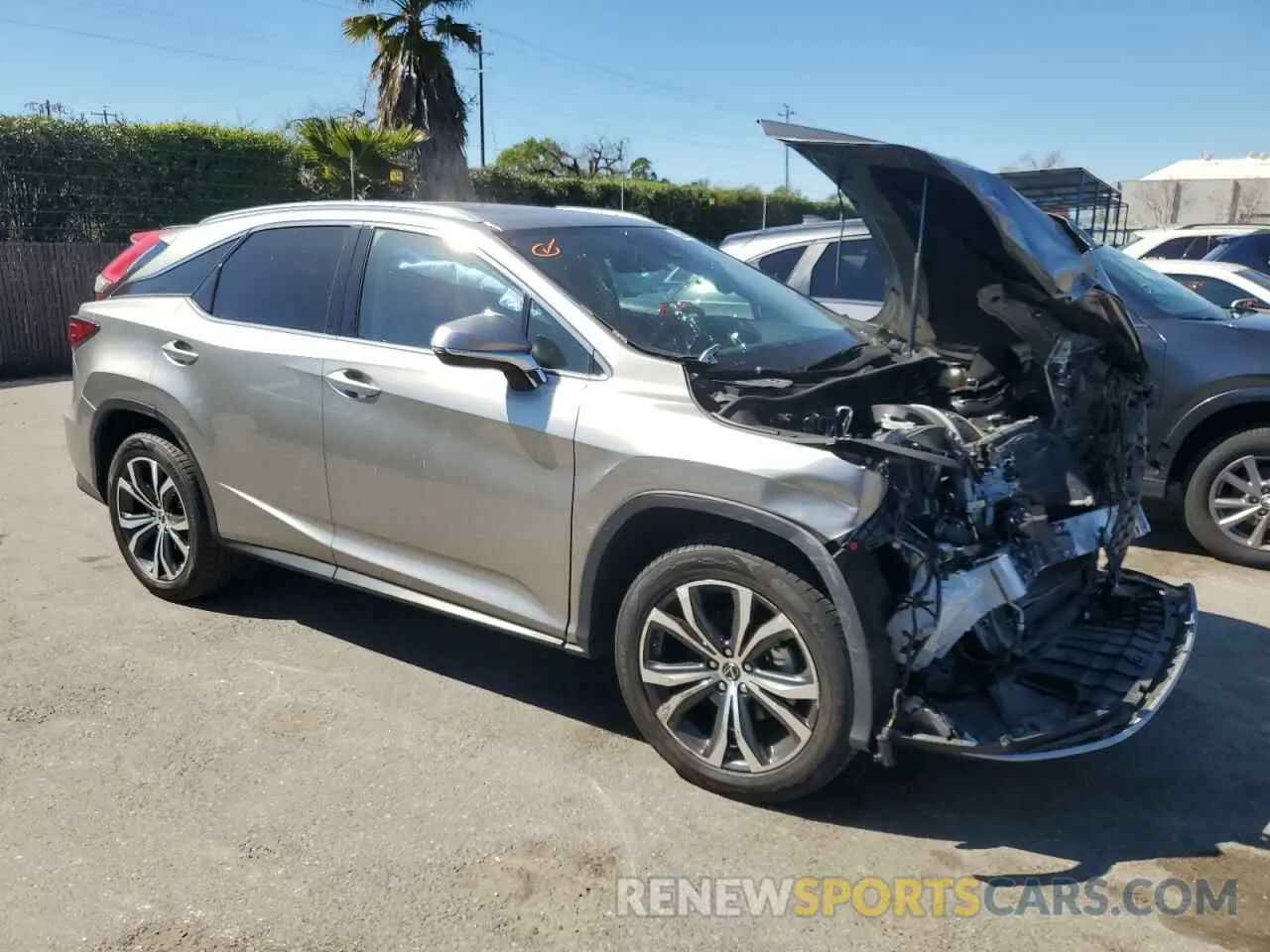 4 Photograph of a damaged car 2T2HZMAA7NC257835 LEXUS RX350 2022