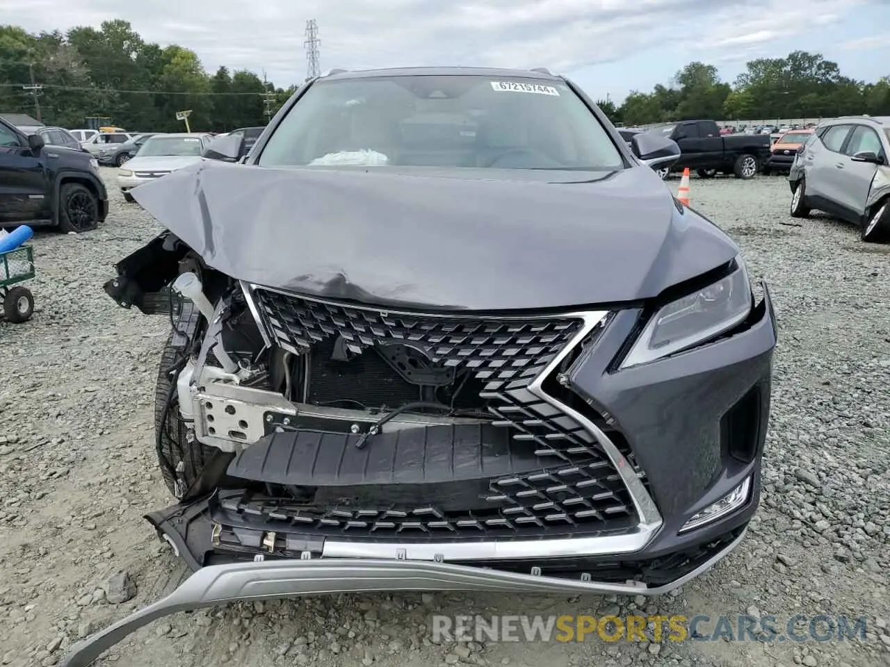 5 Photograph of a damaged car 2T2HZMAA8NC219899 LEXUS RX350 2022