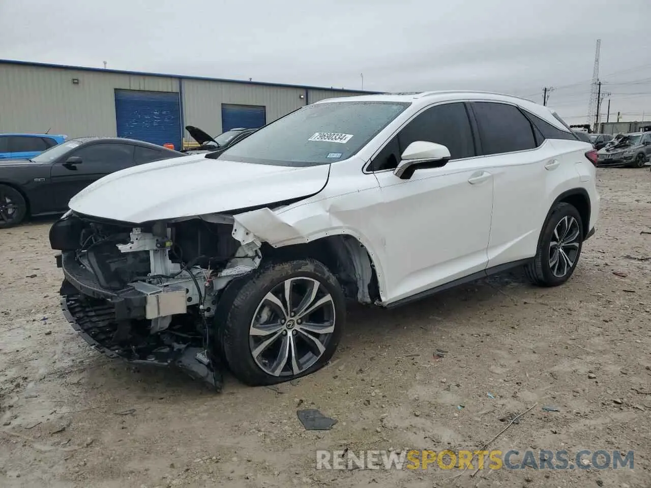 1 Photograph of a damaged car 2T2HZMAA8NC242261 LEXUS RX350 2022