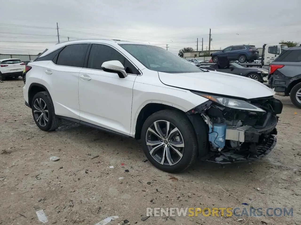 4 Photograph of a damaged car 2T2HZMAA8NC242261 LEXUS RX350 2022