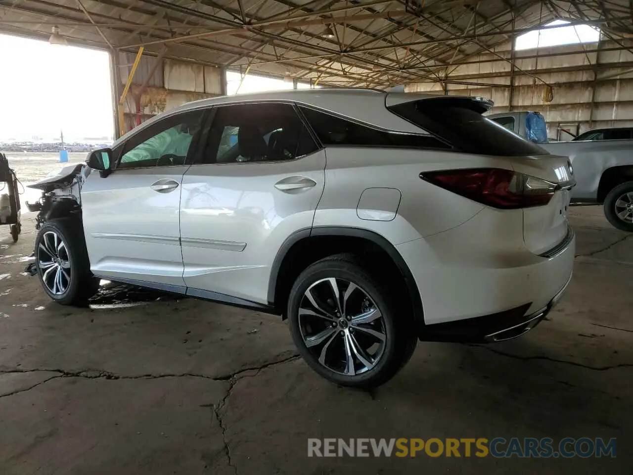 2 Photograph of a damaged car 2T2HZMAA8NC244964 LEXUS RX350 2022