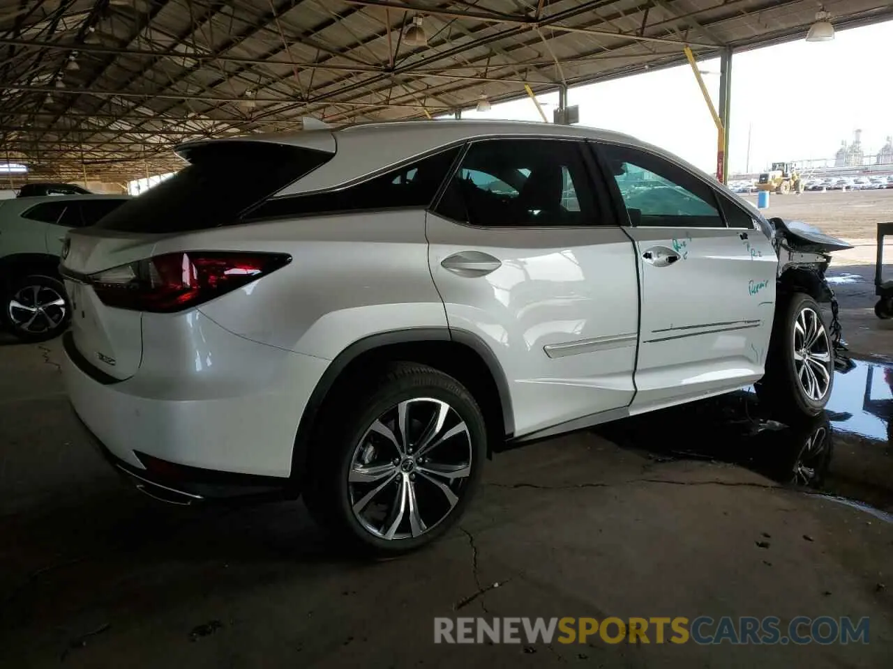 3 Photograph of a damaged car 2T2HZMAA8NC244964 LEXUS RX350 2022