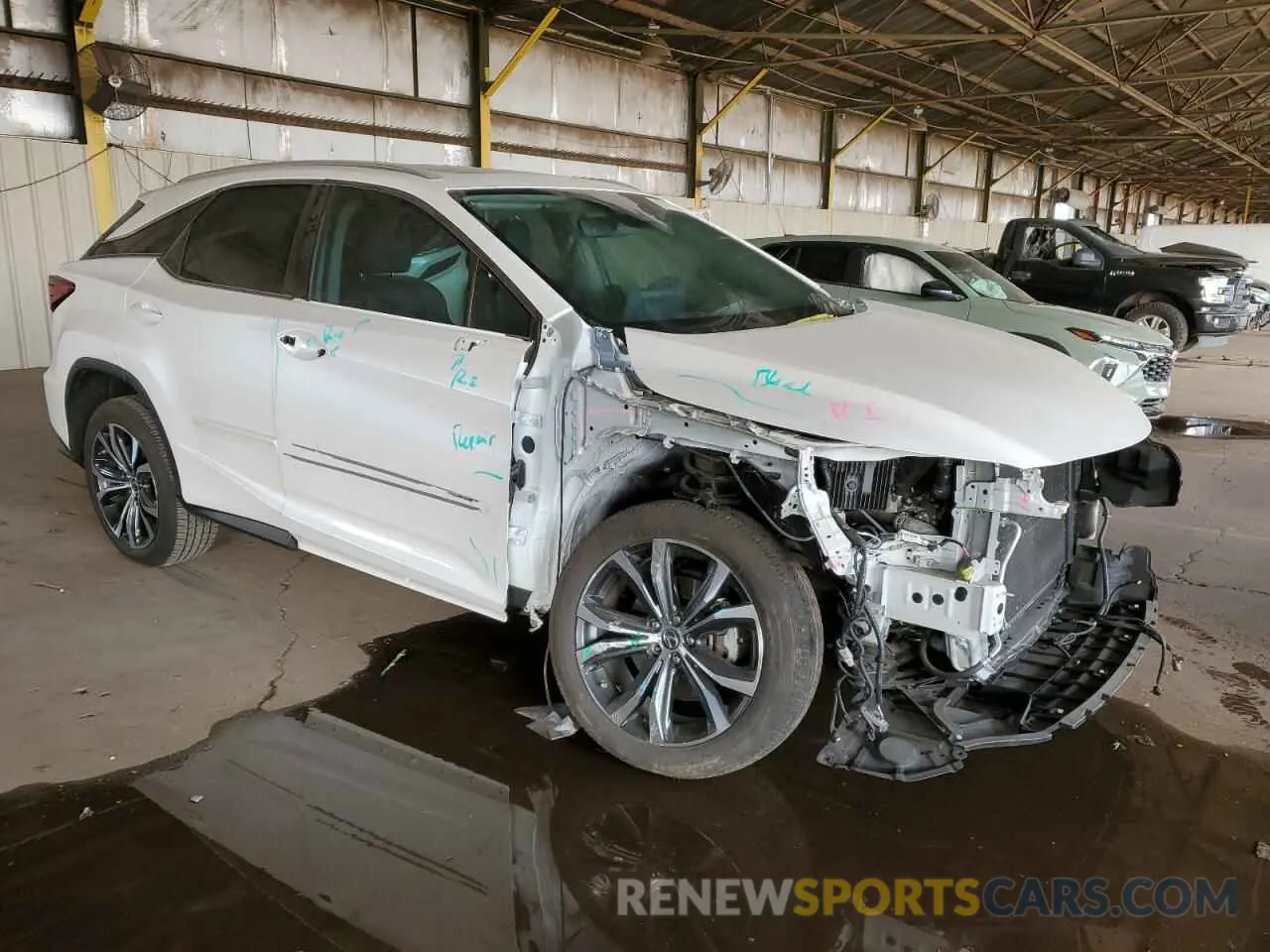 4 Photograph of a damaged car 2T2HZMAA8NC244964 LEXUS RX350 2022