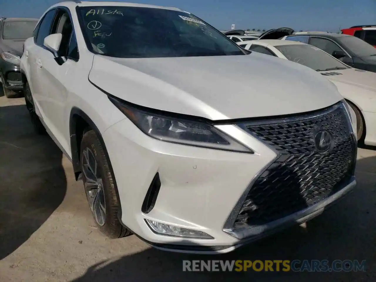 1 Photograph of a damaged car 2T2HZMAA8NC245144 LEXUS RX350 2022