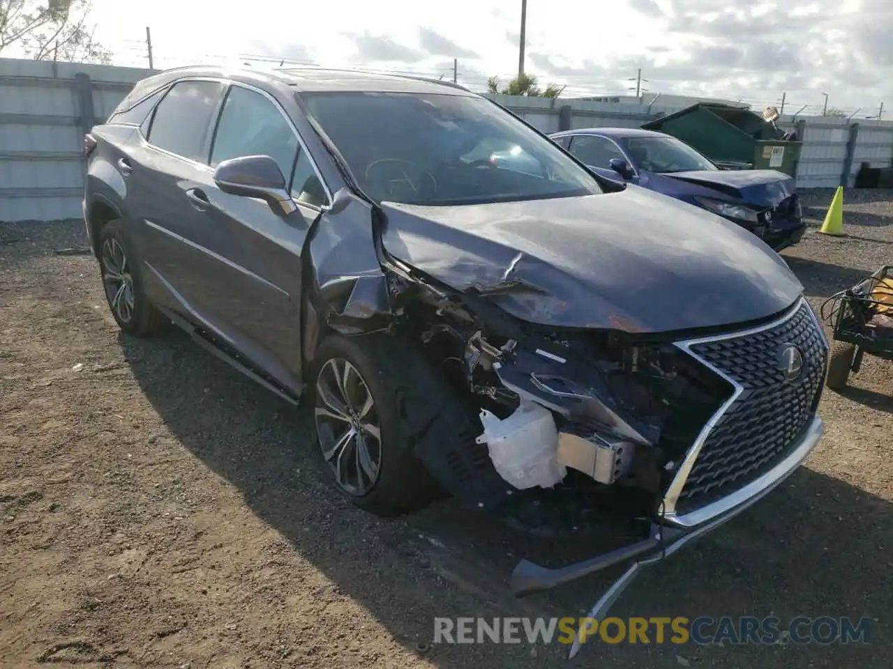 1 Photograph of a damaged car 2T2HZMAA9NC232225 LEXUS RX350 2022