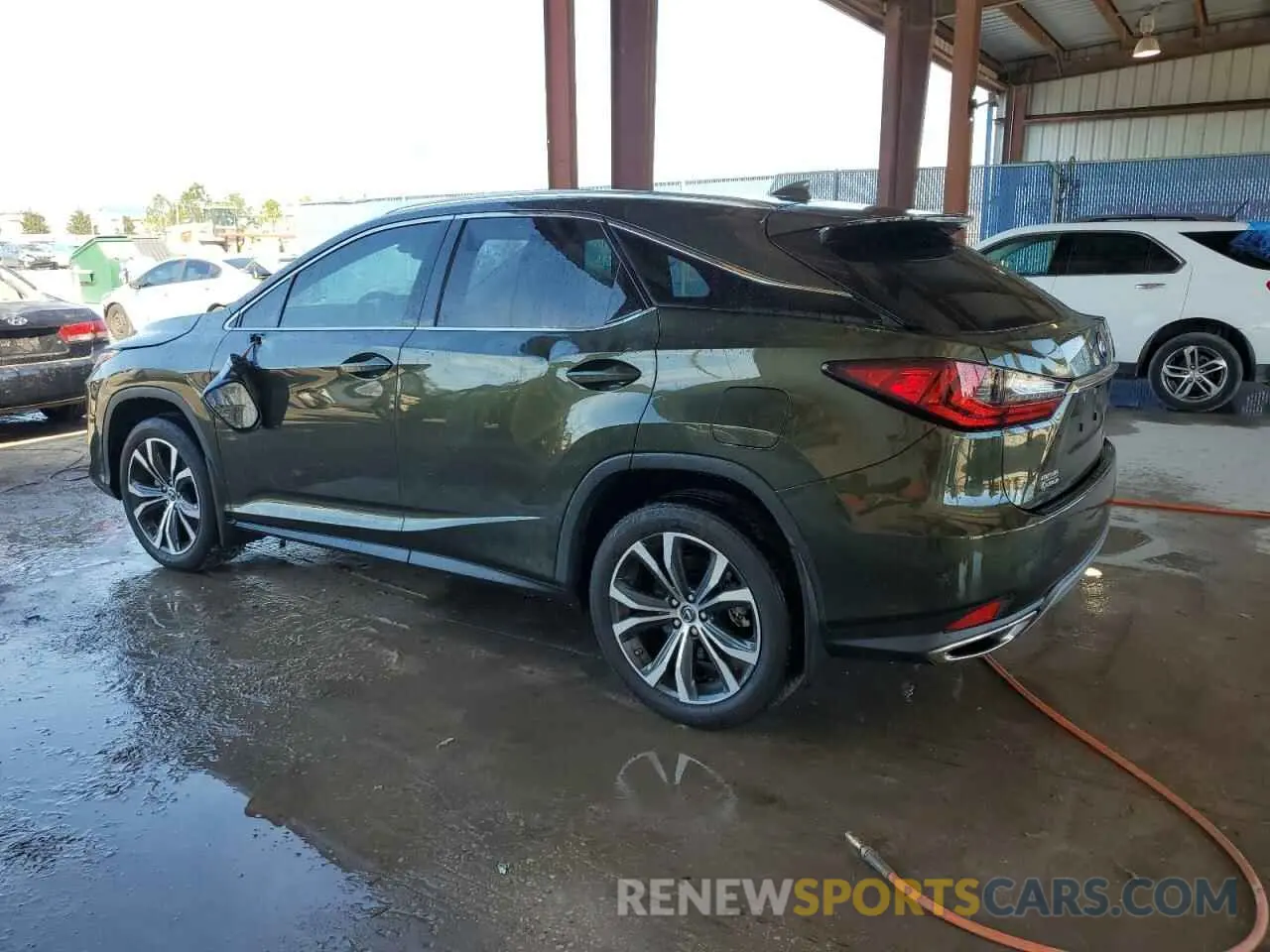 2 Photograph of a damaged car 2T2HZMAA9NC238722 LEXUS RX350 2022