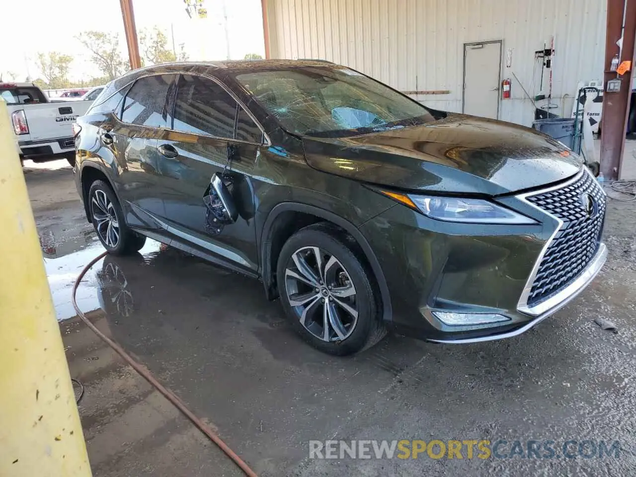 4 Photograph of a damaged car 2T2HZMAA9NC238722 LEXUS RX350 2022