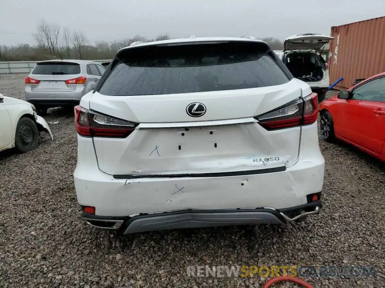 6 Photograph of a damaged car 2T2HZMAA9NC240387 LEXUS RX350 2022