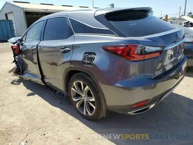 2 Photograph of a damaged car 2T2HZMAA9NC247940 LEXUS RX350 2022