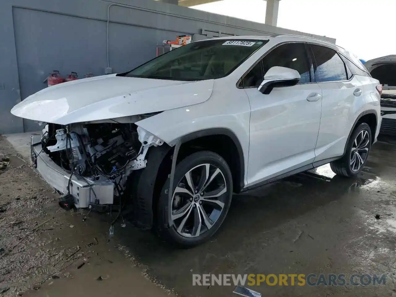 1 Photograph of a damaged car 2T2HZMAA9NC255665 LEXUS RX350 2022