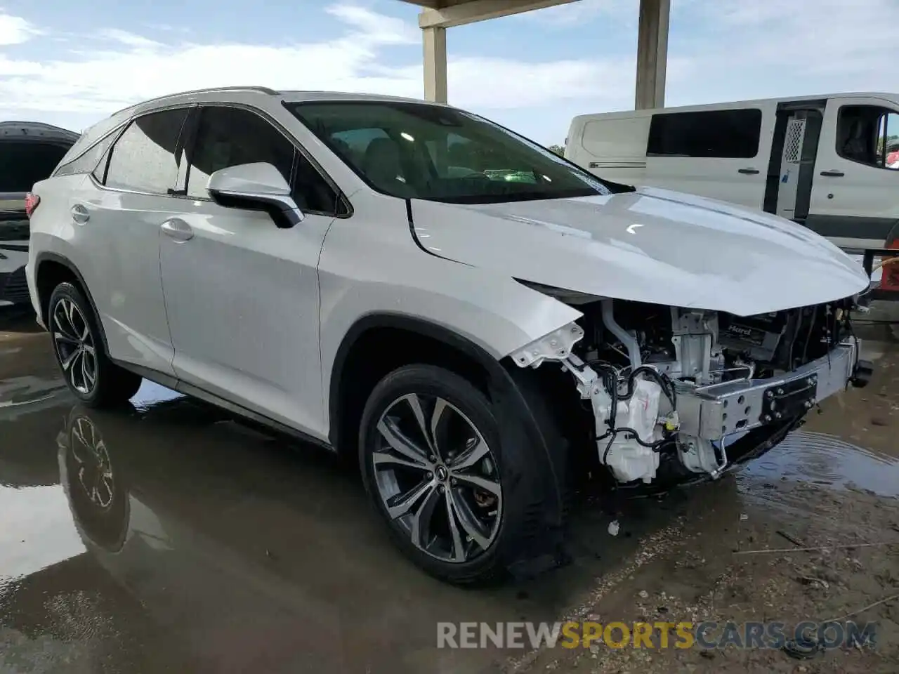 4 Photograph of a damaged car 2T2HZMAA9NC255665 LEXUS RX350 2022