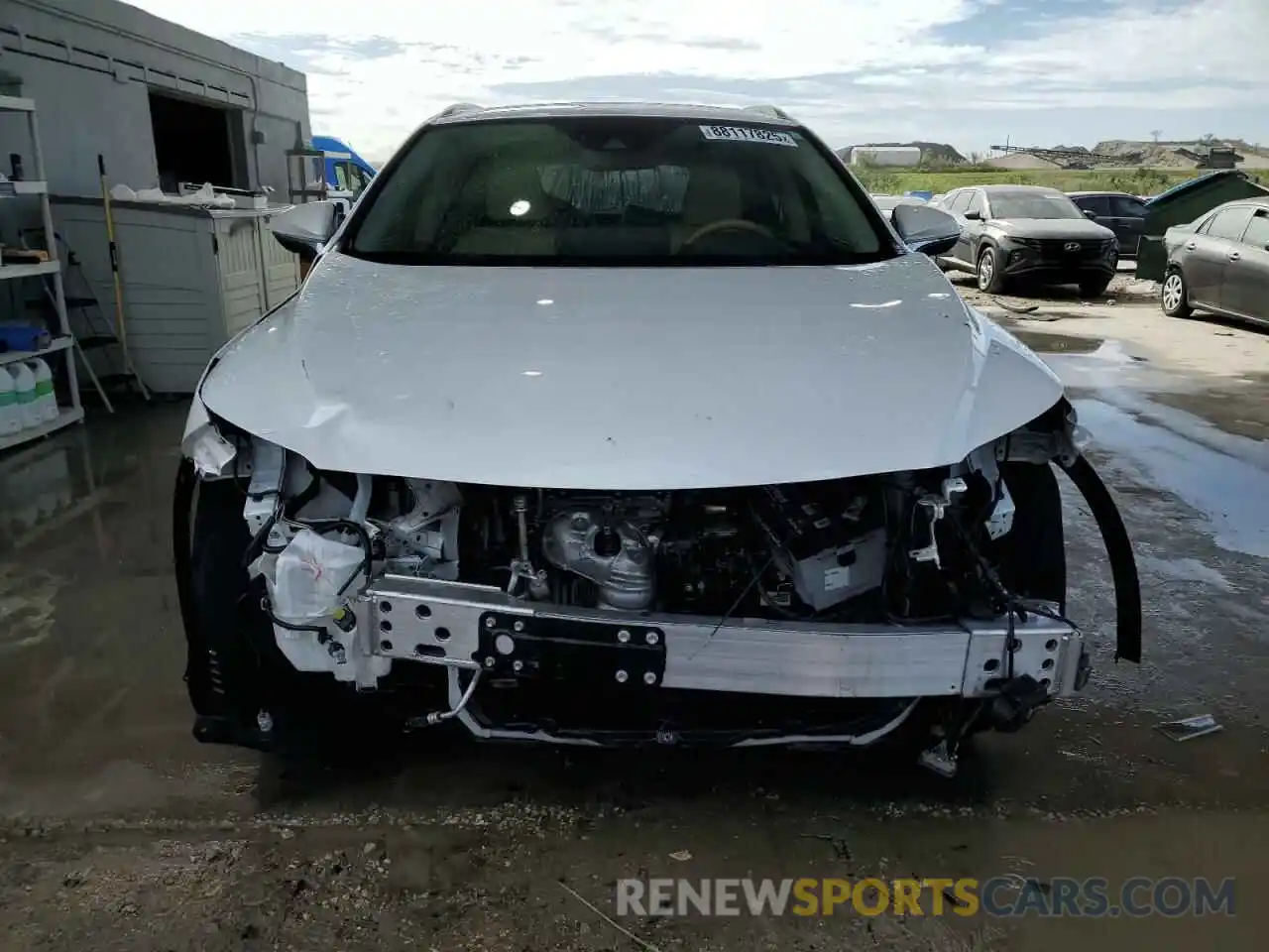 5 Photograph of a damaged car 2T2HZMAA9NC255665 LEXUS RX350 2022