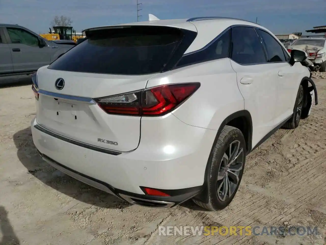 4 Photograph of a damaged car 2T2HZMAAXNC219581 LEXUS RX350 2022