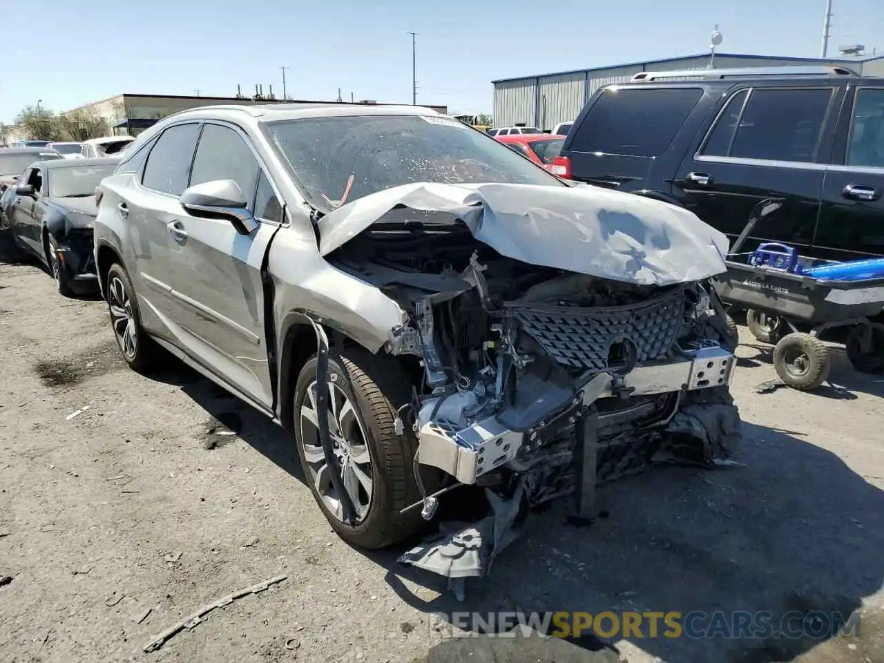 1 Photograph of a damaged car 2T2HZMAAXNC232752 LEXUS RX350 2022