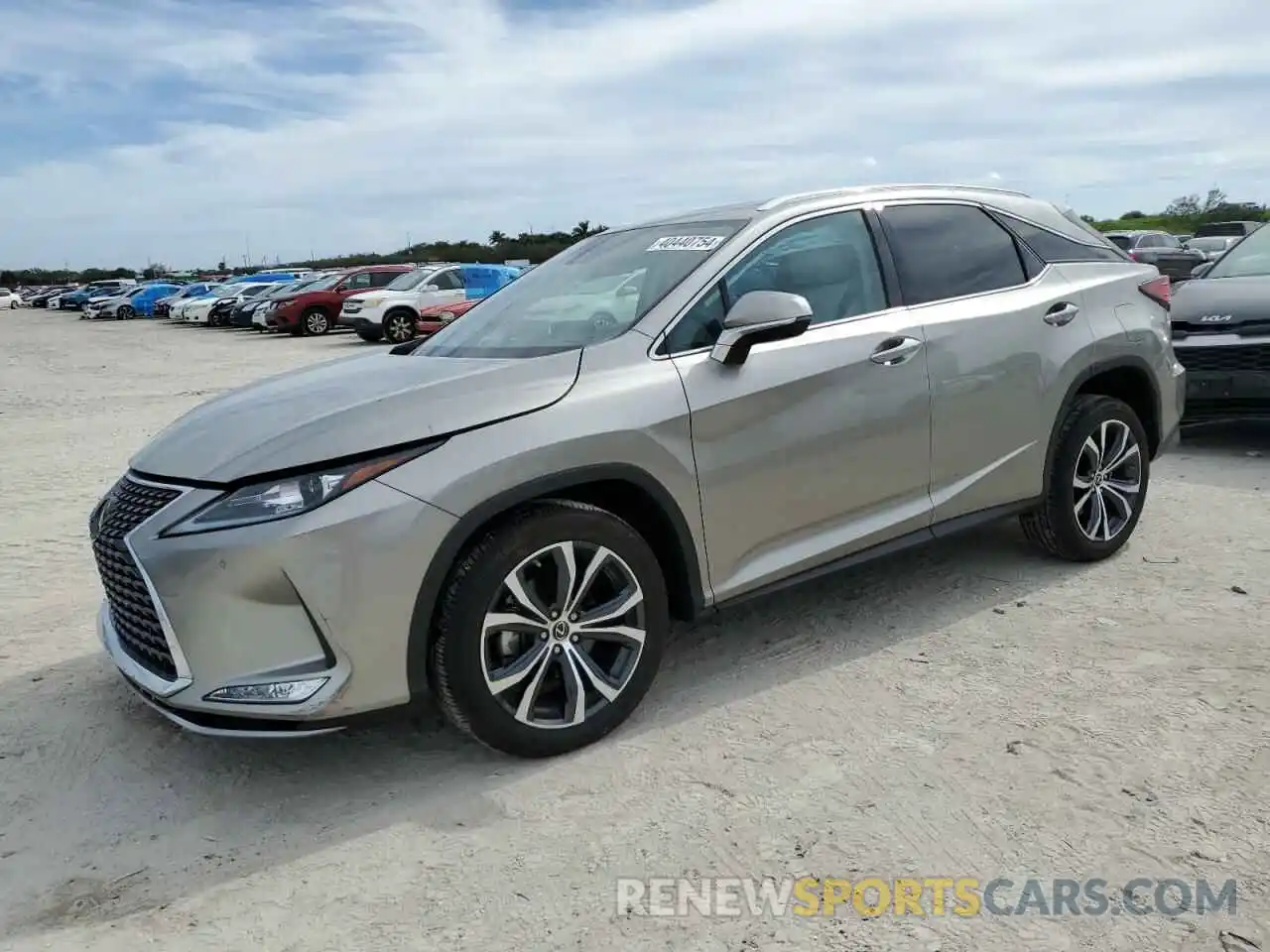 1 Photograph of a damaged car 2T2HZMAAXNC240219 LEXUS RX350 2022